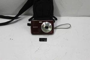 Red Sony Cyber-shot DSC-W510 12.1MP Digital Camera Battery Memory Card - Picture 1 of 4