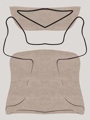 hand-tufted rug, crafted from high-quality New Zealand wool. Featuring an - Image 1 of 2