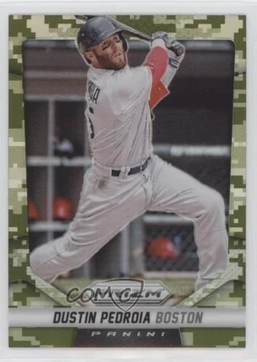 2014 Panini Prizm Camo Prizm Dustin Pedroia #69 - Image 1 of 2