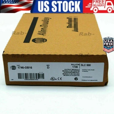 Nuevo Módulo de Salida PLC AB 1746-OB16 CAT SLC 500 Sellado 1746OB16 EE. UU. Impuestos Gratuitos Foto 1 de 4
