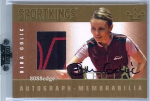 2010 SPORTKINGS D WORN SHIRT AUTO GOLD: BIBA GOLIC /10 AUTOGRAPH RELIC SWATCH - Bild 1 von 6