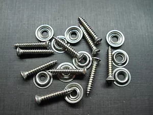 10 pcs #8 x 1" w/#6 head stainless door panel screws Buick Pontiac Chevy Olds - Picture 1 of 3