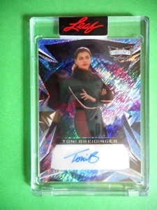 Toni Breidinger 2024 LEAF VIBRANCE Sealed Autographed Card BA-TB1 SER# /3 - Picture 1 of 4