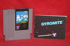 Gyromite (Nintendo Entertainment System, NES, 1985) Authentic Cartridge + Manual