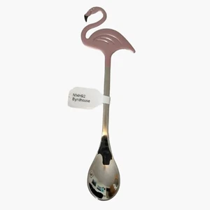 Pink Flamingo Spoon stainless Steel Coffee Sugar Bowl Cocktail - Picture 1 of 5