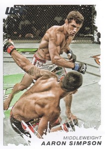 2011 Topps UFC Moment of Truth Trading Cards #110 Aaron Simpson