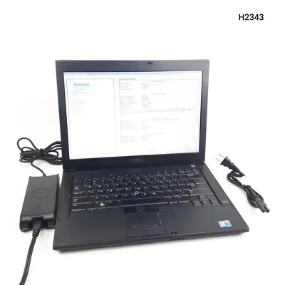 Dell Latitude E6400 Laptop 14" Core 2 Duo P8700 4GB 160GB Boot/BIOS No OS H2343 - Image 1 of 4