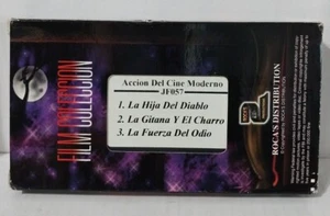 Action del Cine Moderno JF057 Die Tochter des Teufels, 3 FILME (VHS Spanish) - Bild 1 von 2