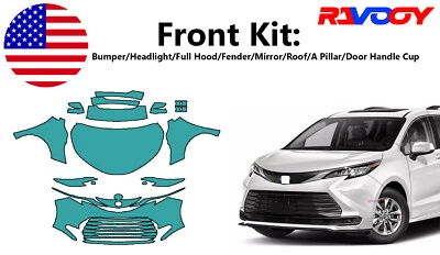 For Toyota Sienna LE XLE Limited Plat 2021-2025 PPF Paint Protection Film PreCut - Image 1 of 4