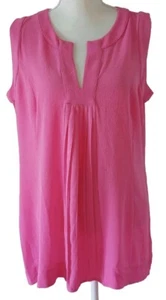 Melissa McCarthy Size Large Tank Top Shirt Bubblegum Pink Spring Seven7 NWT - Picture 1 of 10