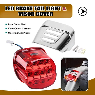 Светодиодный задний тормозной фонарь с крышкой козырька для Harley Street Glide Ultra Limited - Изображение 1 из 4