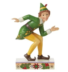 Neu im Karton Jim Shore Weihnachtsfigur Buddy Elfe posiert lächelnd ist mein Favorit 6013940 - Bild 1 von 4