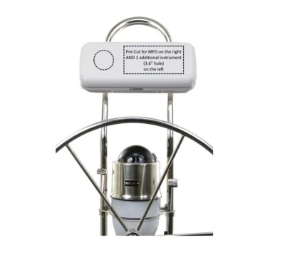 NavPod GP1516 SystemPod 9.5" Wide Guard Pre-Cut NSS7 evo2 B&G Zeus2 7 and 1 - Image 1 of 2