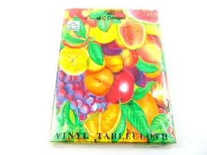 Tovaglia design WC vintage 1991 52 x 90 supporto poliestere design frutta nuova - Foto 1 di 11