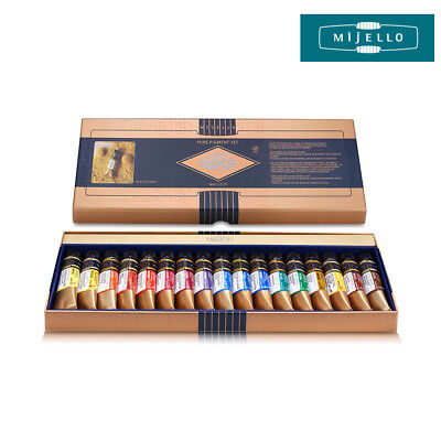 MIJELLO MISSION Gold Class Pure Pigment Set 15mlX17 Colors MWC-1517P • 71.03€