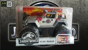 Jurassic World - 93 Jeep Wrangler - Matchbox Mattel 2017 - 1:24 - Nip - Picture 1 of 5