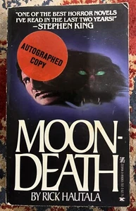 Moon-Death By Rick Hautala (Autographed Copy 1980 ) - Picture 1 of 6