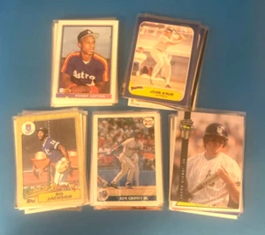 48-Card Baseball Lot HOF Stars Rookies Griffey Lofton Jeter Jones Bagwell R518 - Picture 1 of 6