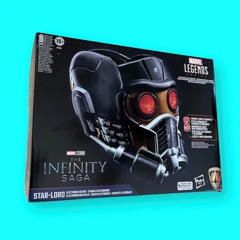 Hasbro Marvel Legends Infinity Saga Guardians Star-Lord Electronic Helmet- NEW! Cover