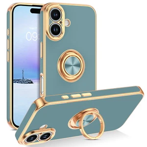 Für iPhone 16/14/13/12/11/Pro/Pro Max/Plus Robuste Hülle Stoßfest Cover Ring Stan - Bild 1 von 143