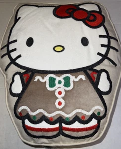 Pottery Barn Teen Holiday Hello Kitty Christmas Gingerbread Pillow - Picture 1 of 4