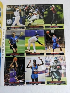 Sports Illustrated Kids August 2005 Uncut Card Sheet - Magazine USED - Picture 1 of 7