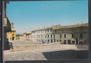 Cartolina Cartoceto Piazza Garibaldi Antico Palazzo del Popolo MA372 - Picture 1 of 1