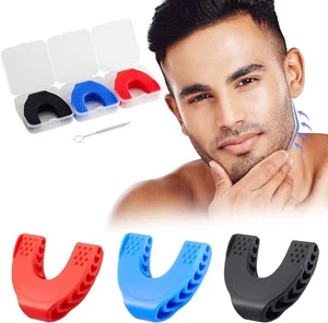 3PCS Jaw Trainer 3 Resistance Levels Silicone Jaw Exerciser for Men & Women A... - Picture 1 of 7