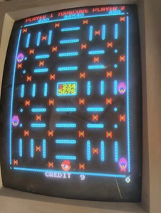 Eyes Arcade PCB Videospiel Original Zaccaria voll funktionsfähig mega selten mit Flyer - Bild 1 von 8
