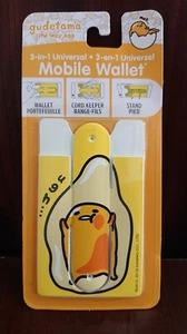 Gudetama the Lady egg Mobile wallet 3-IN-1 UNIVERSAL MOBILE WALLET - New - Picture 1 of 1