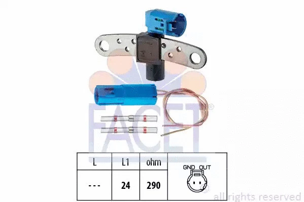 Crankshaft Position Sensor Walker Products 235-1087 - Image 1 of 1
