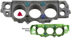 1970 Chevelle, El Camino, Monte Carlo Instrument Housing 3-Pieces Kit "SS" New - Bild 1 von 1