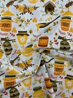 12 Metre Bolt Bee Honey Bumble Bee Printed 100% Cotton Craft Fabric