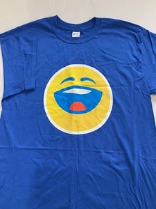 Say It with Pepsi Emoji Logo T-Shirt - Blau - Large - Brandneu! - Bild 1 von 4