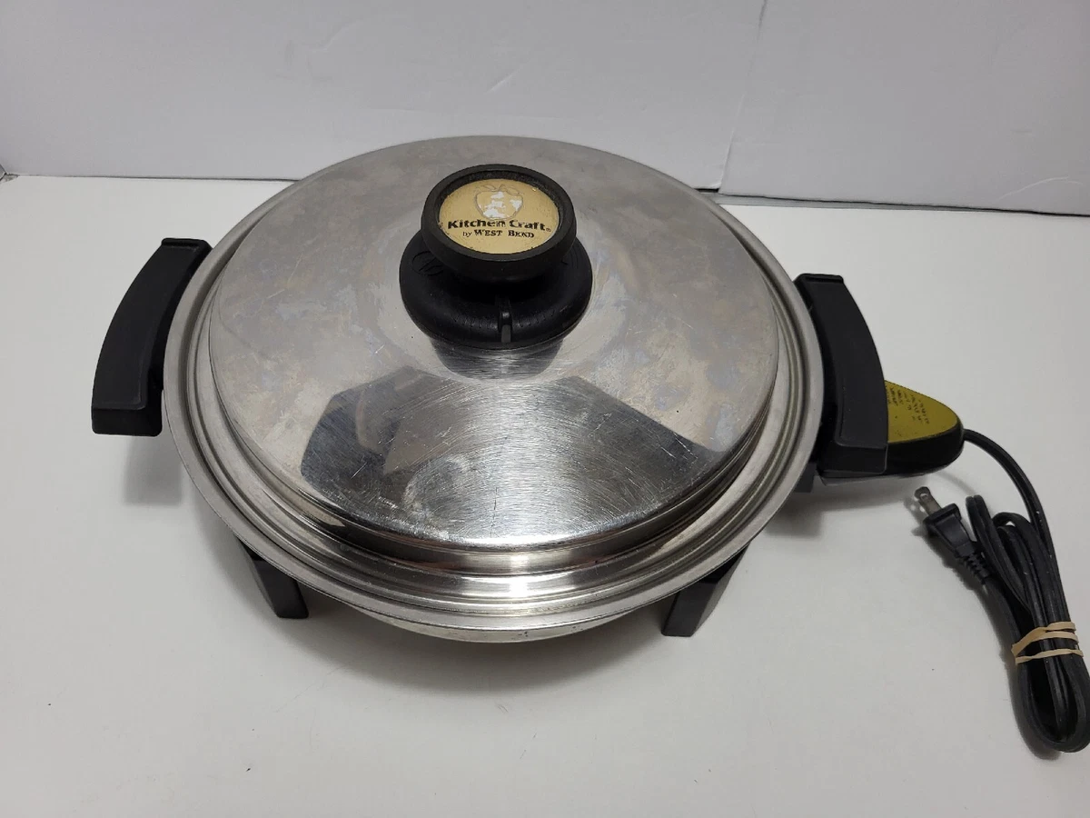 West Bend Stainless Steel Electric Skillets for sale | eBay