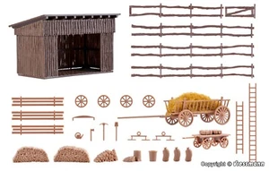 Kibri 43741 H0 Cattle shelter 1:87 - Picture 1 of 1