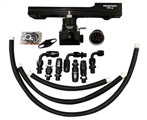 D Series Fuel Rail Civic SOHC Skunk2 Manifold FPR Gauge Line Hose D15 D16 D17 - Picture 1 of 8