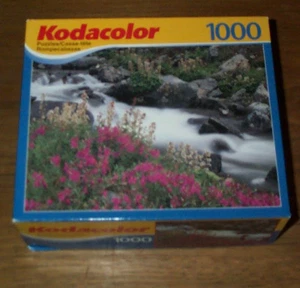 Kodacolor 1000 pc Jigsaw Puzzle Hope Creek Lake Clark National Park, AK RoseArt - Picture 1 of 1