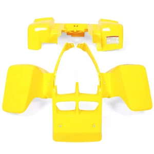 Front & Rear Fender Plastic Body For Yamaha Banshee 350 YFZ350 1987-2006 Yellow - Picture 1 of 8