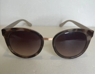 J. Gafas de sol Crew Chic de gran tamaño tortuga ojos de gato malva color metal dorado rosa Foto 1 de 4