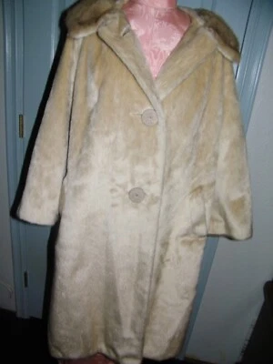 Abrigo columpio vintage de piel sintética Brazotta Foto 1 de 4