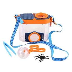 Inspection Box with Magnifiers 2.6X & 4.5X Magnifications Kids Bug G1Z8 - Picture 1 of 12