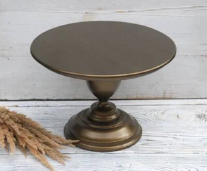 Wooden cake stand, Wedding Cake Stand, Birthday cake stand, Wood stand, Pedestal - Picture 1 of 4