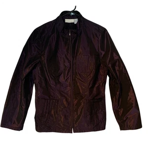 Chico's Damen Glam Crinkled Glanz Cameron Jacke Gr. 1 8 M NEU Herbst Freizeit - Bild 1 von 6