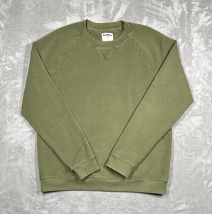 Brooklinen Crewneck Sweatshirt Women’s Size XL Green Stretch Soft Loungewear USA - Picture 1 of 6