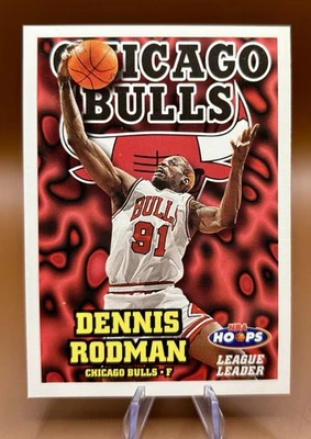 1997-98 NBA Hoops - League Leaders Dennis Rodman #2 - Image 1 of 2