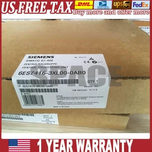 New Siemens 6ES7 416-3XL00-0AB0 6ES7416-3XL00-0AB0  CPU 416-3 US FREE TAX - Picture 1 of 1