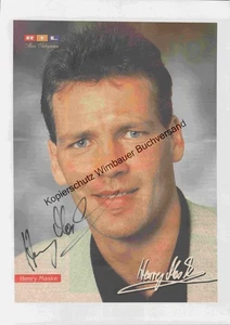 Original Autogramm Henry Maske Boxer *1964 /// Autogramm Autograph signie 288283 - Bild 1 von 2