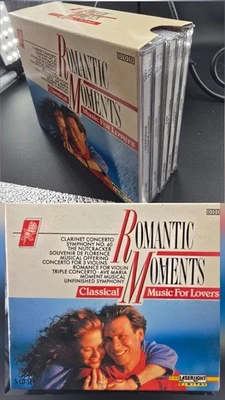 Romantic Moments Classical Music for Lovers 5CD Box Set 2 Sealed, 3 Unsealed EX - Image 1 of 4