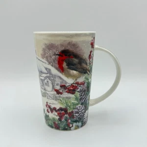Macneil Weihnachten 2013 Rotkehlchen Vögel von Thatched Cottage Fine China Becher - Bild 1 von 7